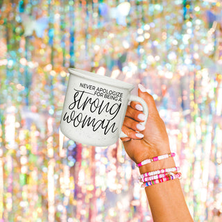 never apologize for being a strong woman ceramic coffee mug
empowering mug for women never apologize for being a strong woman
strong woman coffee mug inspirational gift
motivational mug for women never apologize for being a strong woman