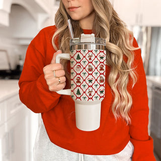 cheerful holiday symbols tumbler
Christmas tumbler with classic seasonal artwork
festive Christmas motif travel cup
holiday icon beverage tumbler
Christmas pattern drinkware for women
colorful festive Christmas tumbler
cheerful red green Christmas cup
merry Christmas themed travel tumbler
fun holiday drinkware for women
playful Christmas beverage cup
festive seasonal cup with handle
bright traditional Christmas tumbler
charming Christmas holiday drinkware
Christmas character coffee tumbler
Santa Claus mugs