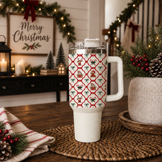 nostalgic holiday scene tumbler
traditional Christmas village cup
winter village holiday drinkware
Christmas tumbler with little holiday houses
festive home and tree Christmas pattern
Christmas cottage drink tumbler
cute holiday house travel cup
cozy Christmas village aesthetic tumbler
farmhouse holiday character cup
country Christmas travel tumbler
rustic festive drinkware
cottage holiday tumbler with Christmas icons
cozy farmhouse Christmas travel cup
vintage cottage Christmas drinkware