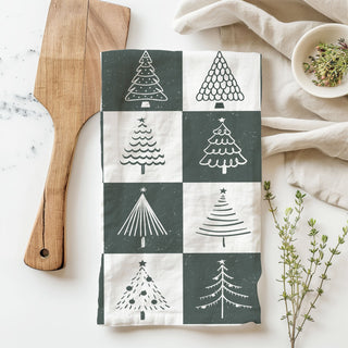 neutral holiday dish towel modern christmas tree pattern
minimal christmas kitchen linen soft grey tree design
simple holiday kitchen towel modern farmhouse christmas trees
neutral winter kitchen towel minimalist christmas decor
modern christmas towel subtle tree pattern kitchen decor