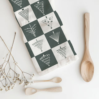 patterned holiday kitchen towel simple christmas trees
abstract christmas tree kitchen towel minimalist style
geometric christmas tree towel neutral holiday design
modern pattern christmas dish towel subtle tree icons
repeating tree motif christmas kitchen towel neutral tones