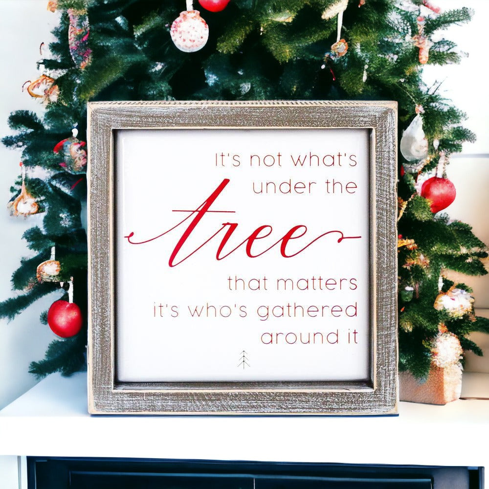 Christmas Family Quote Signs for Holiday Home Decorations
