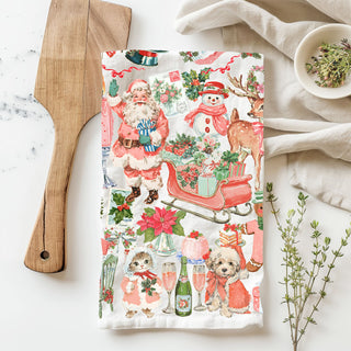 pink farmhouse christmas gift towel home decor
pink retro christmas towel thoughtful holiday gift
pink aesthetic kitchen towel christmas present idea
pink christmas dish towel absorbent cotton holiday kitchen
pink baking towel christmas cookie kitchen decor accessory