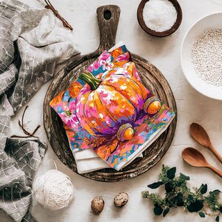 Wholesale unique boho pumpkin towel for colorful thanksgiving décor
eye-catching fall pumpkin towel for statement kitchen décor
colorful harvest pumpkin towel for bright dining room styling
vibrant fall tea towel for colorful hutch or tiered tray