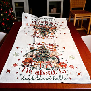 Holiday kitchen decor gift towel
Funny Christmas kitchen gift ideas
Christmas kitchen accessories pop culture
Music themed Christmas kitchen towel