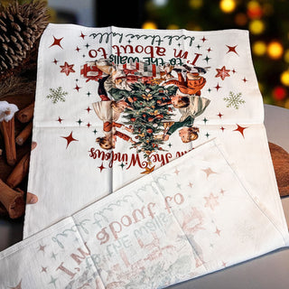 Christmas kitchen towel music theme
Retro funny Christmas kitchen accessories
Vintage comedy Christmas kitchen towel
Classic funny holiday kitchen