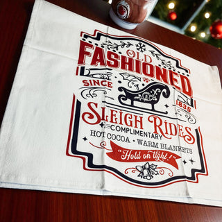 Christmas Kitchen Towel - Old Fashioned Holiday Charm gift ideas 
Holiday kitchen fabric decor
Seasonal kitchen textiles towel