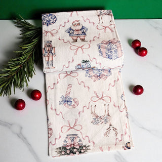Santa nutcracker pattern
Christmas kitchen accessories pink blue chinoiserie style Wholesalers
Small business holiday kitchen towels