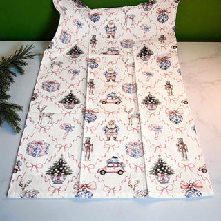 Wholesale Chinoiserie Christmas dish towels cotton material