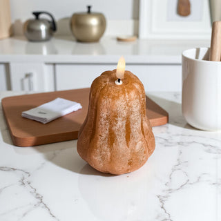 pumpkin LED candle set perfect for Thanksgiving gift
autumn home decor accents flameless wax candles