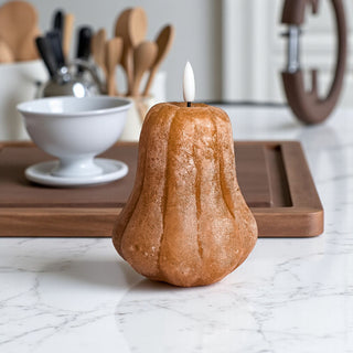 cozy hygge fall home decorations candles
LED pumpkin centerpiece for Halloween and Thanksgiving
fall farmhouse mantle pumpkin candle set
flameless LED harvest gourd decorations