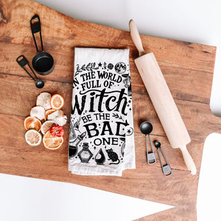 funny halloween kitchen towel witch quote decor
hilarious witch themed halloween gift for friends
unique funny witch quote towel for spooky kitchen
cheeky witch halloween décor for modern home