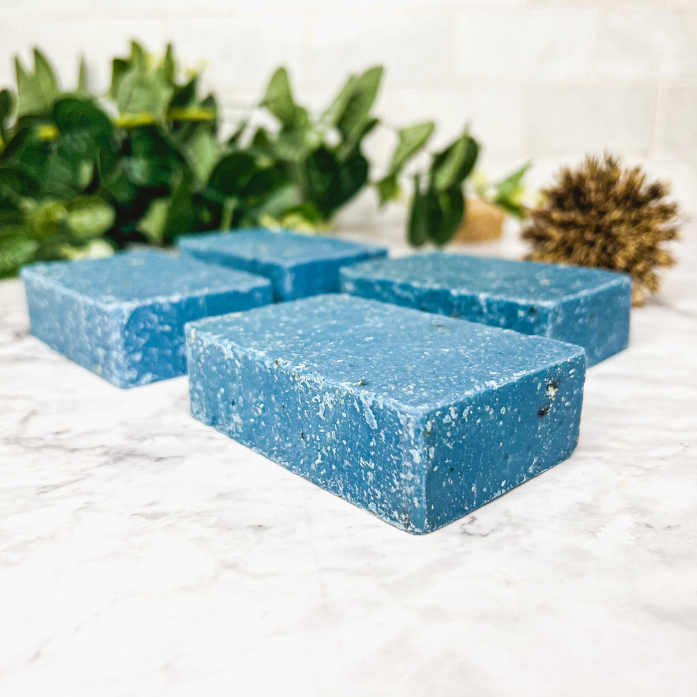 Blue handmade Soap Bars Organic