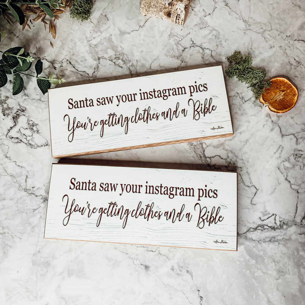 Funny Christmas Quote Signs Wooden and USA made