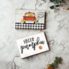 Farmhouse Fall Wooden Signs for Shelf Styling, 6x4x1 Freestanding Wood Fall Signs
