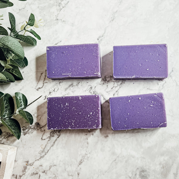 Purple Soap Bars with Aloe And Floral Scent