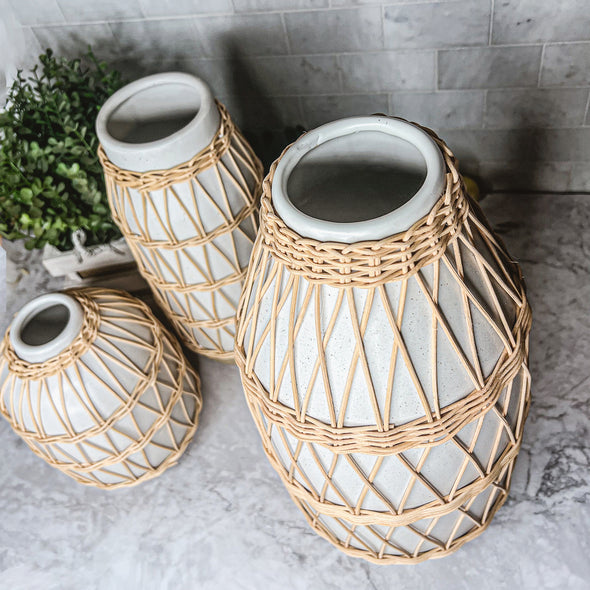 Bohemian Home Decor Vases, Handmade