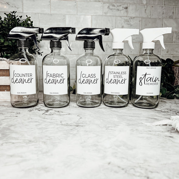 16oz Glass Cleaning Bottles