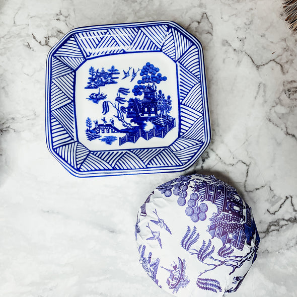 Chinoiserie Home Decor, Blue Chinoiserie Trinket Tray