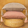 Tassel Pillow Cases Cotton Linen