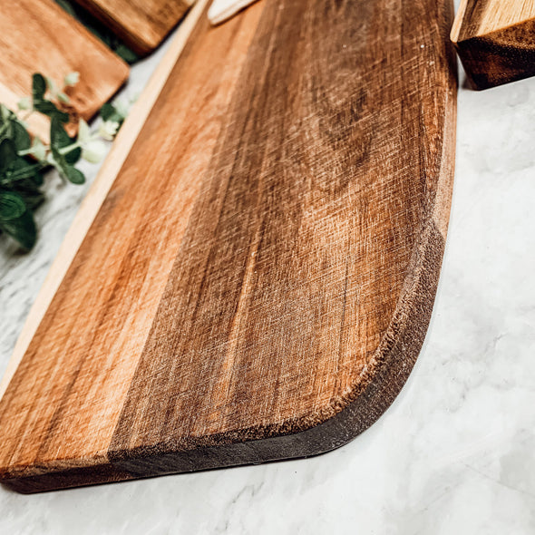 Oversized natural Wood Serving Boards