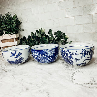 Blue and White Bowls Porcelain