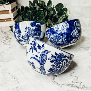 Blue Willow Hand Painted Bowls for Home