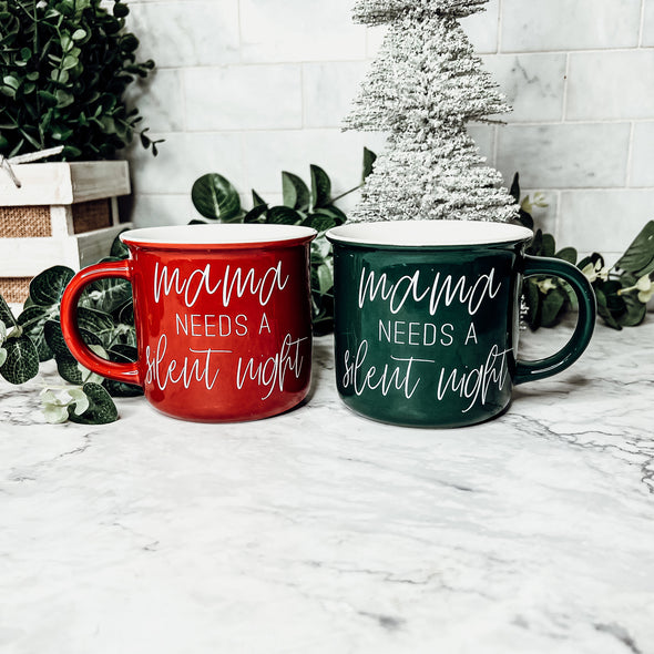 Mama Needs a Silent Night Coffee Mug Gift Sets