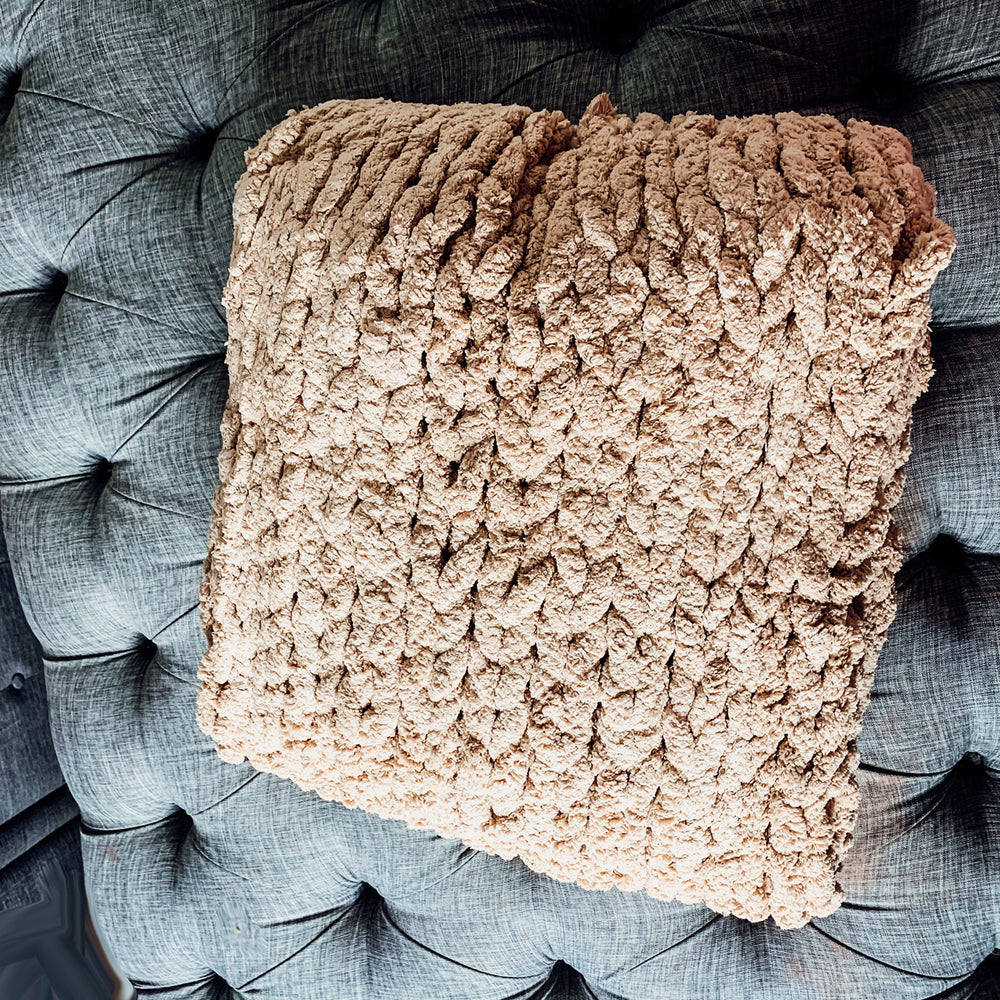 Brown Chenille Chunky Knits