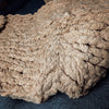 brown chunky blanket, queen and king sizes