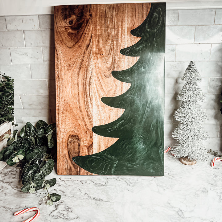 Christmas Charcuterie Board Tree Handmade