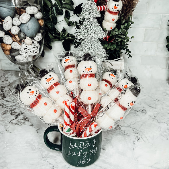 Snowman Marshmallow + Gummies