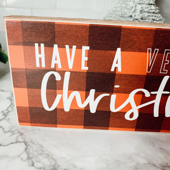 Modern Holiday Home Decor Signs