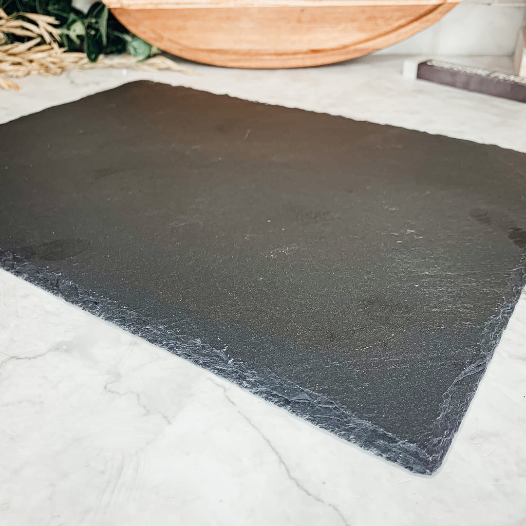 Stone Charcuterie Boards, Black Slate Cheese Board Trays