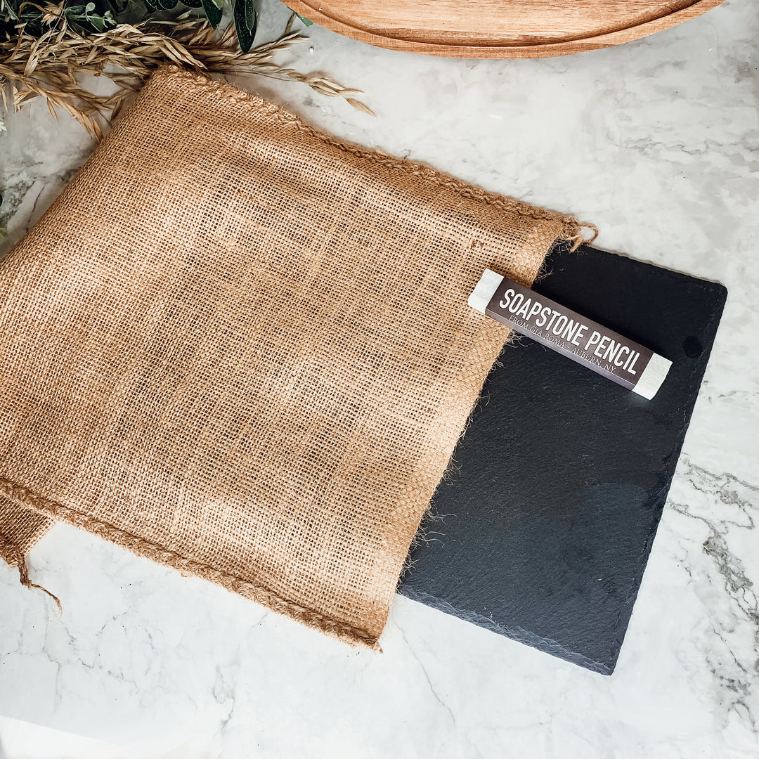 Charcuterie Gift Sets with Natural Slate and Stone