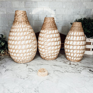 Ariel Boho Seagrass Vase