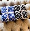 Cotton Throw blankets blue or black