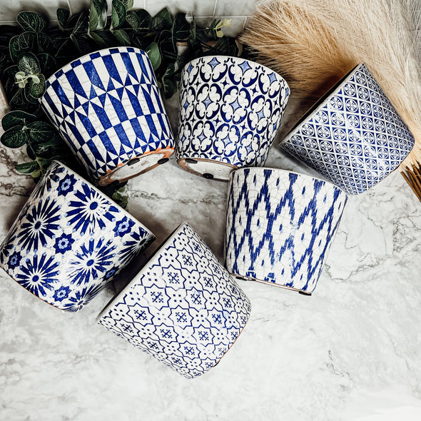 Blue White Vase Sets Home Decorations