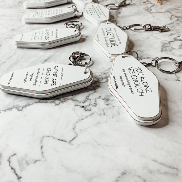You Have nothing to prove to anybody quote gift, Wooden Keychains With Quotes