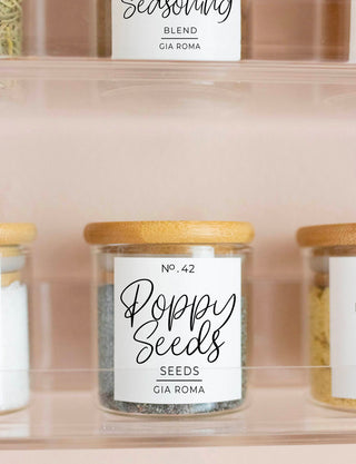 Farmhouse Pantry Organization Tips, DIY Spice Jar Organization
