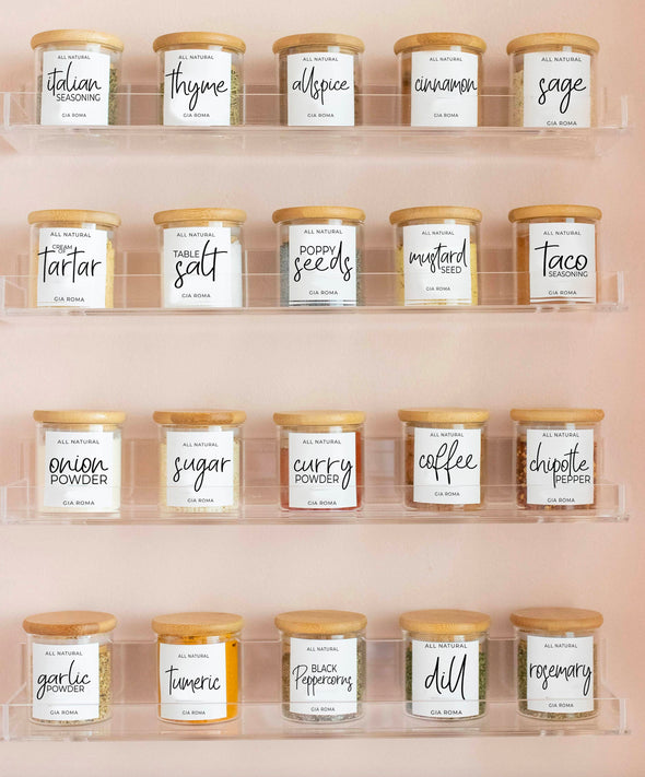 DIY Spice Jar and Pantry Organization Ideas