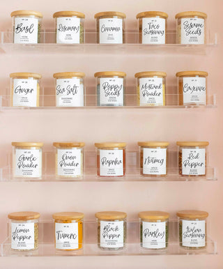 How To organize Your Spices, Spice Jar Tips