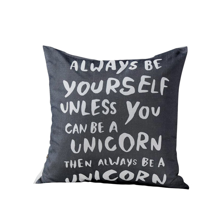 Always Be A Unicorn Throw Pillow Quotes
