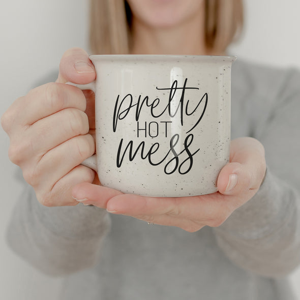 Funny Coffee Mug Quotes - Pretty Hot Mess Express Mug