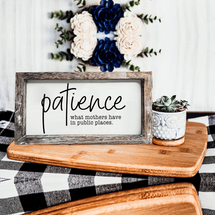 Farmhouse wooden decor signs for mom