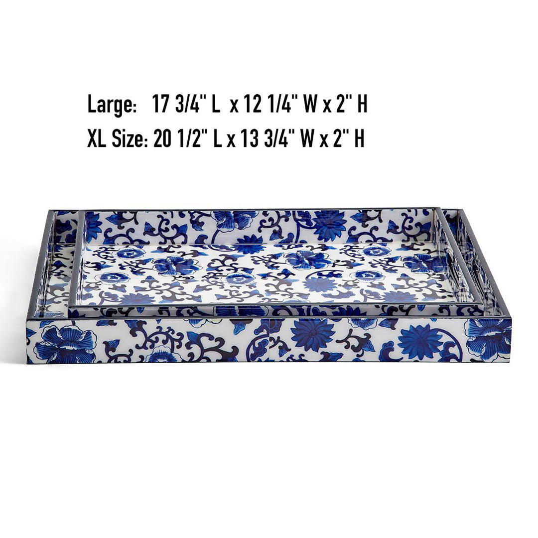 Blue and White Serving Platters for the HOme