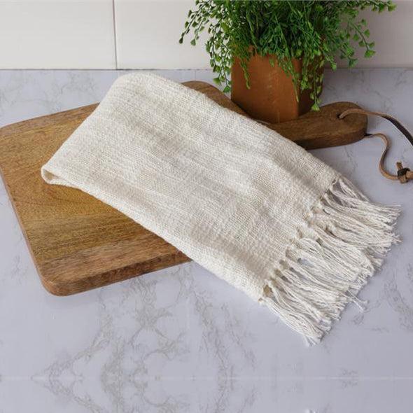 White Slub Towel